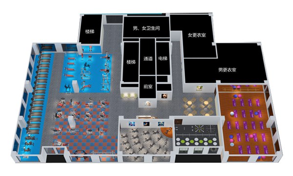 1500平方健身房配置方案-广西谈求吧体育健身器材有限公司 1500平方健身房配置方案-广西谈求吧体育健身器材有限公司